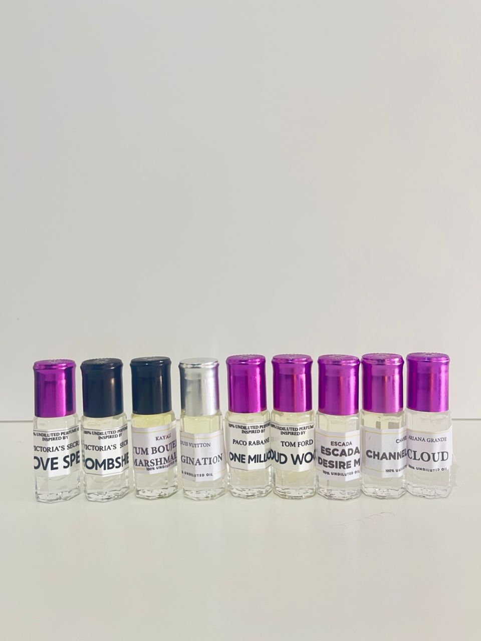 150 PCS OF 3ML PERFUME OIL