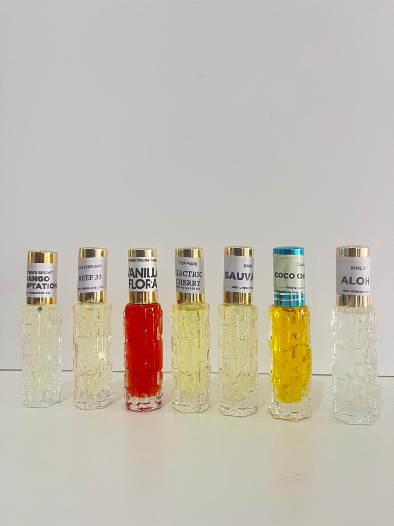 30 PCS OF 10ML PERFUME OIL